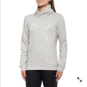 Puma Asymmetrical Cowl Neck Hoodie 